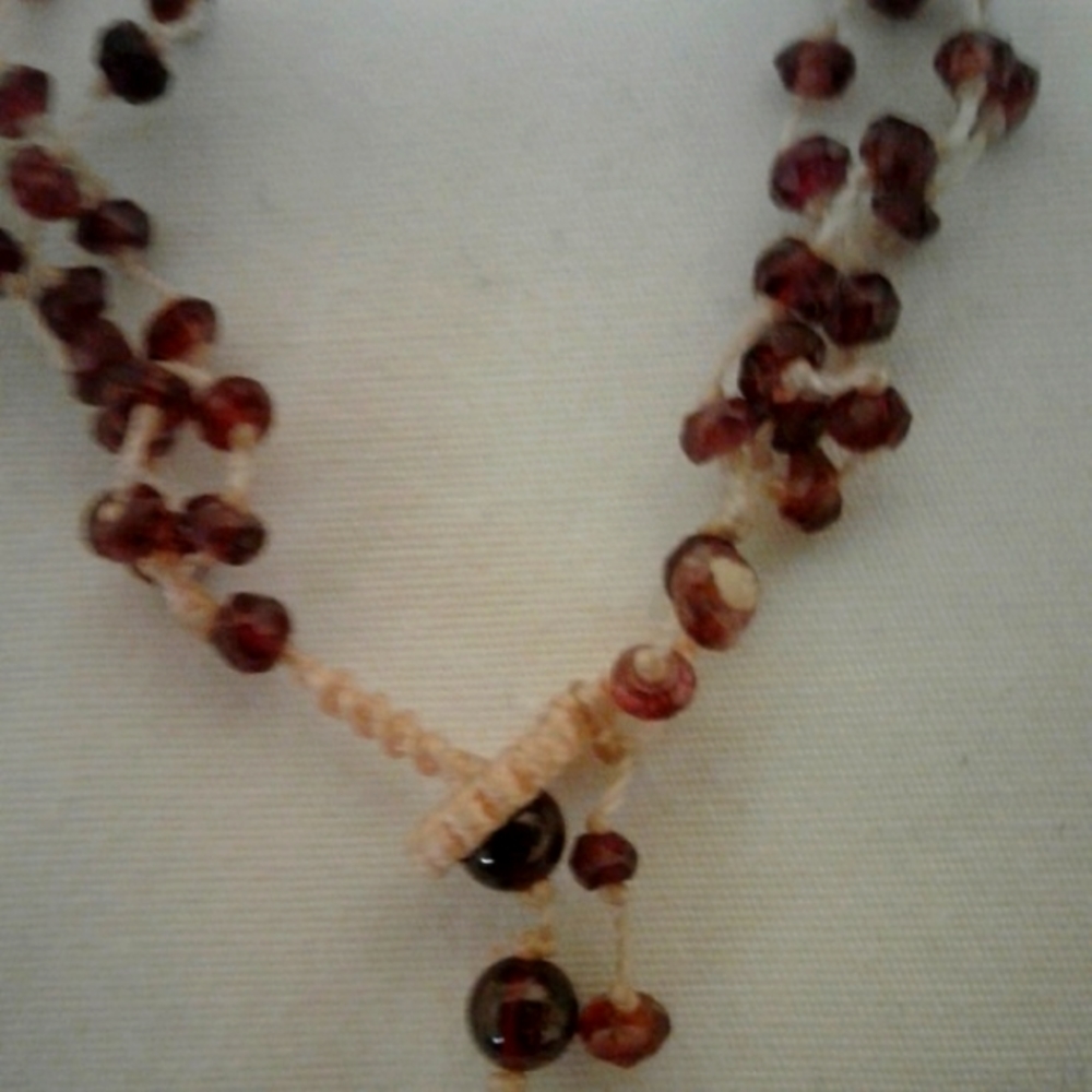 STUNNING RED GARNET BRACELET - Picture 3 of 6